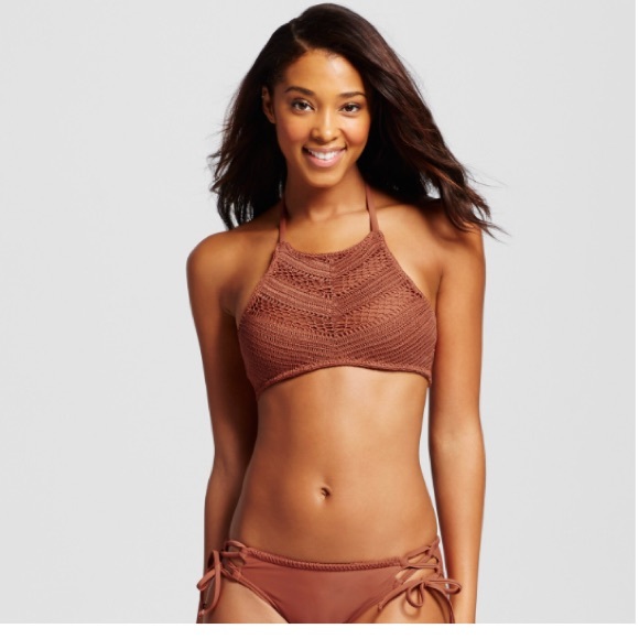 Brown bathing suit top Clearance